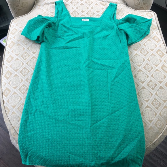 Gorgeous green J Crew dress - Picture 1 of 2